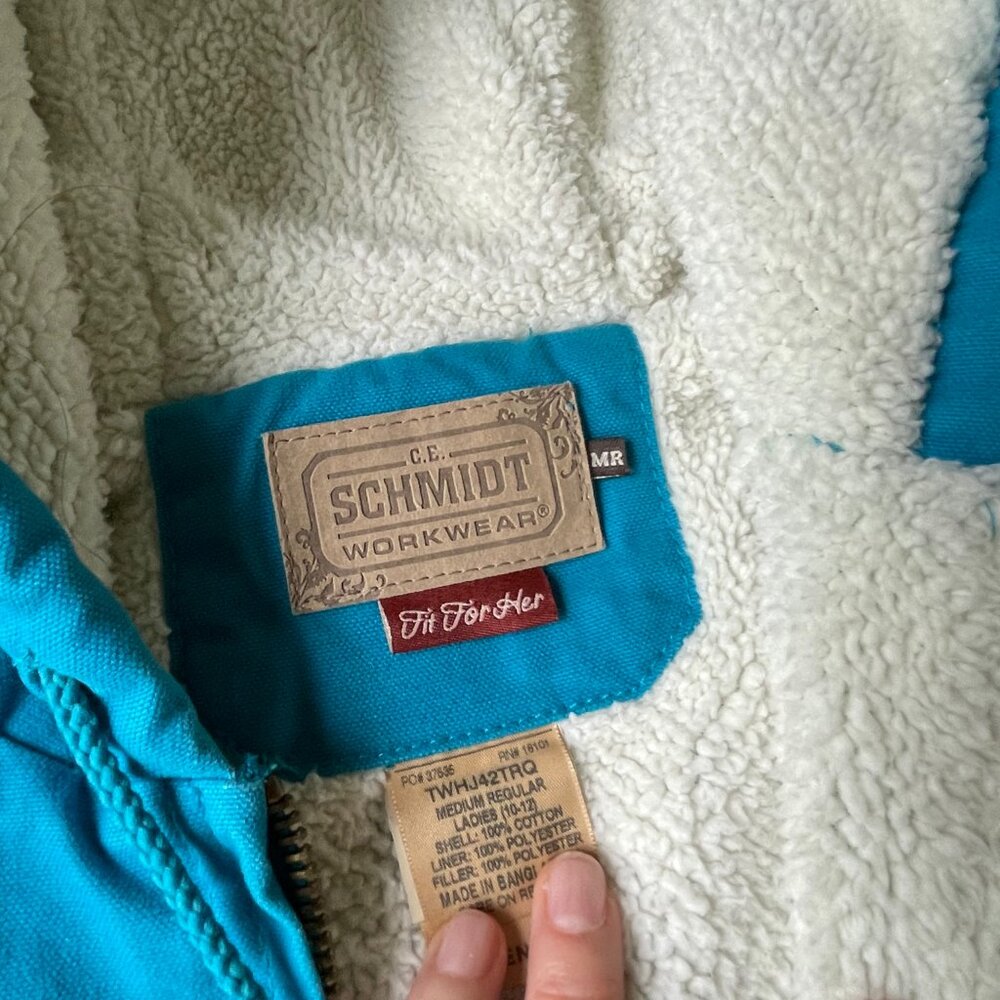 Turquoise Utility Jacket - Picture 3 of 4